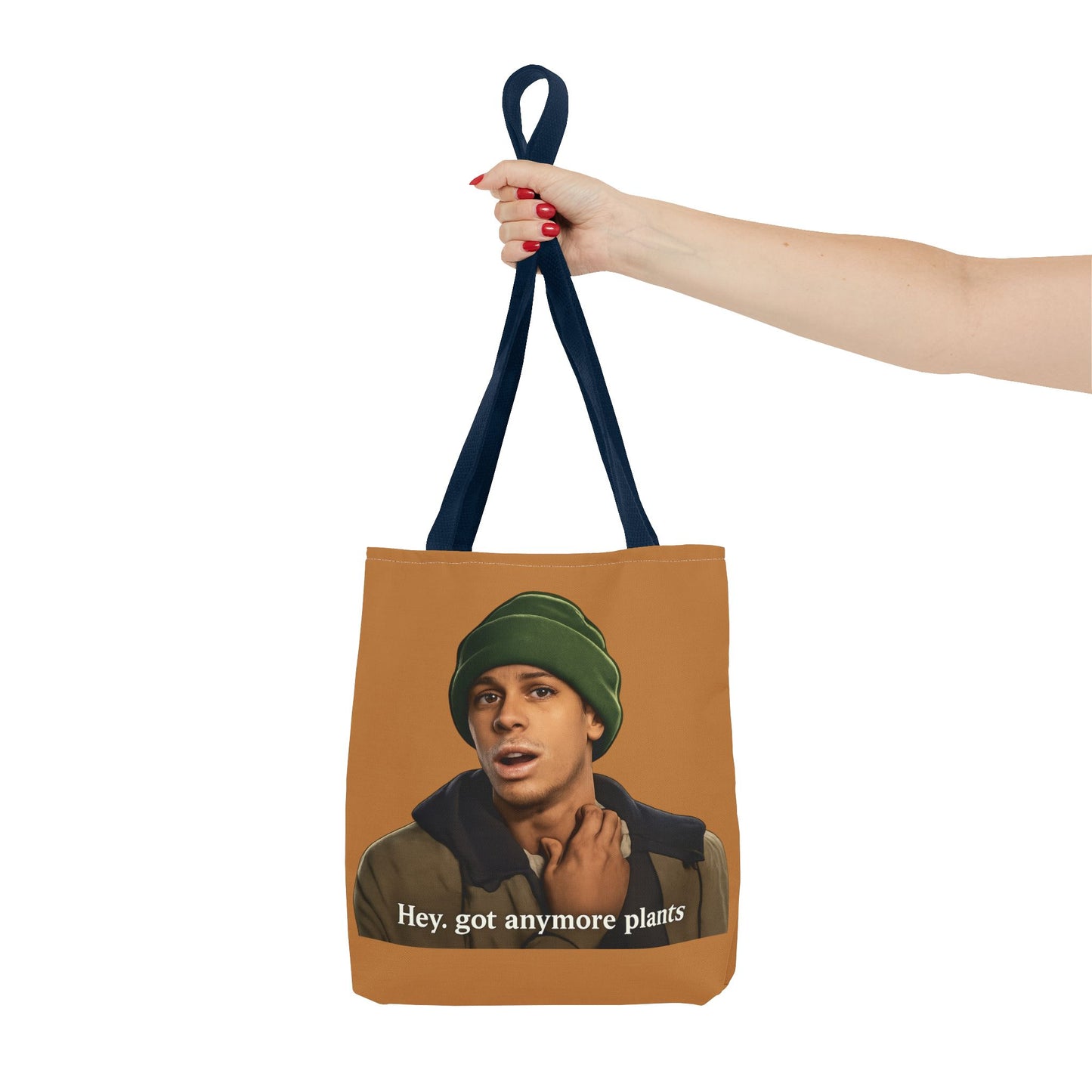 Funny Plant Lover Tote Bag — "Hey, got anymore plants" Graphic Tote
