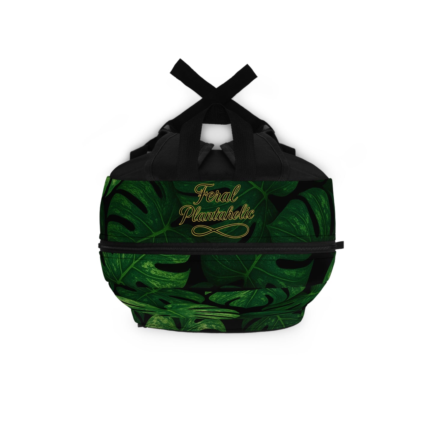 Tropical Leaf Print Backpack