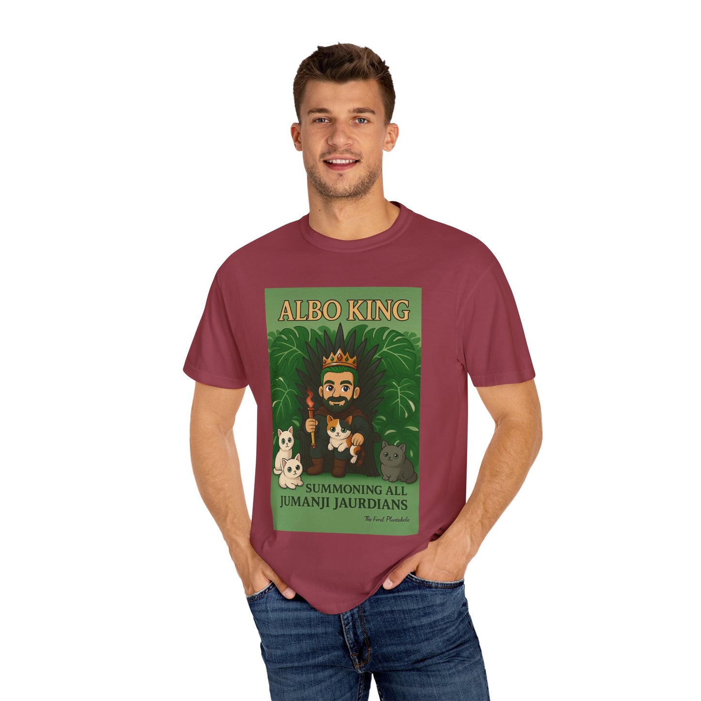 Albo King T-Shirt – "Summoning All Jumanji Jaurdians" Graphic Tee