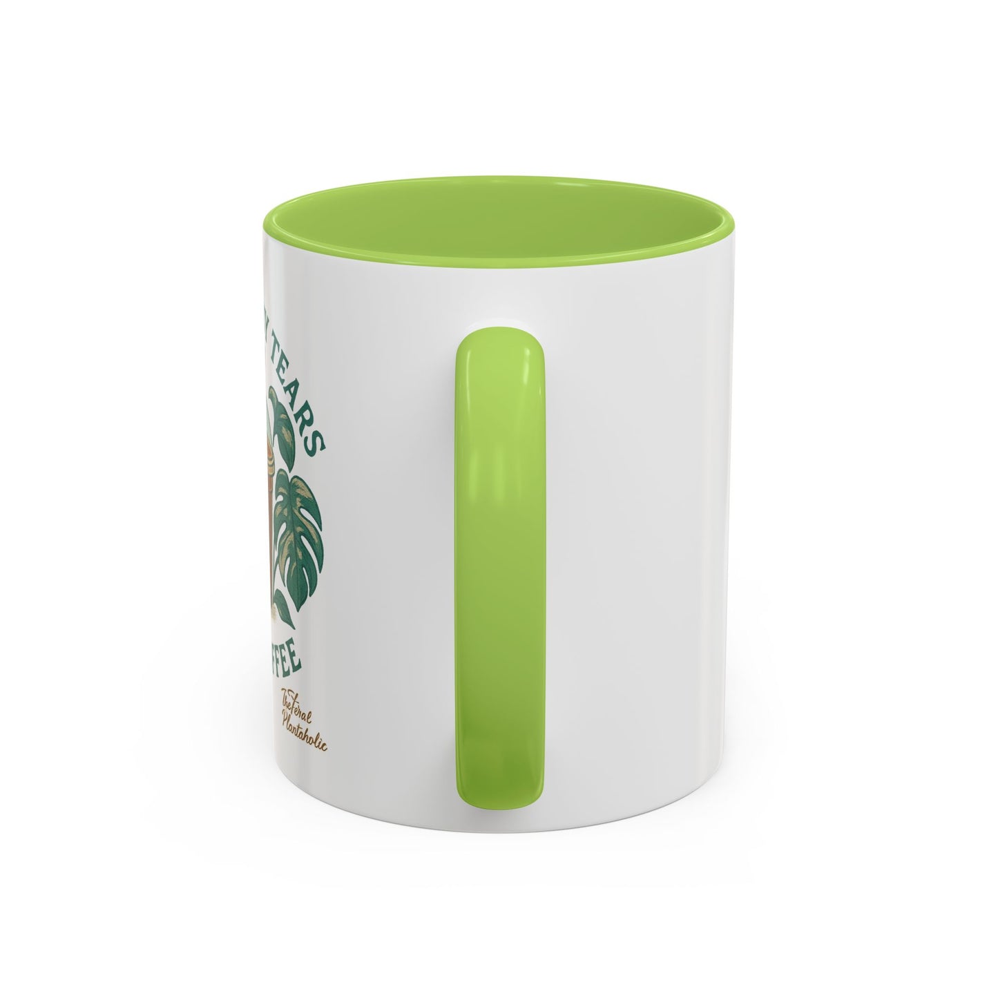 Watered by Tears and Coffee Mug, Funny Coffee Cup, Gift for Coffee Lovers, Inspirational Beverage Mug, Unique Kitchen Decor