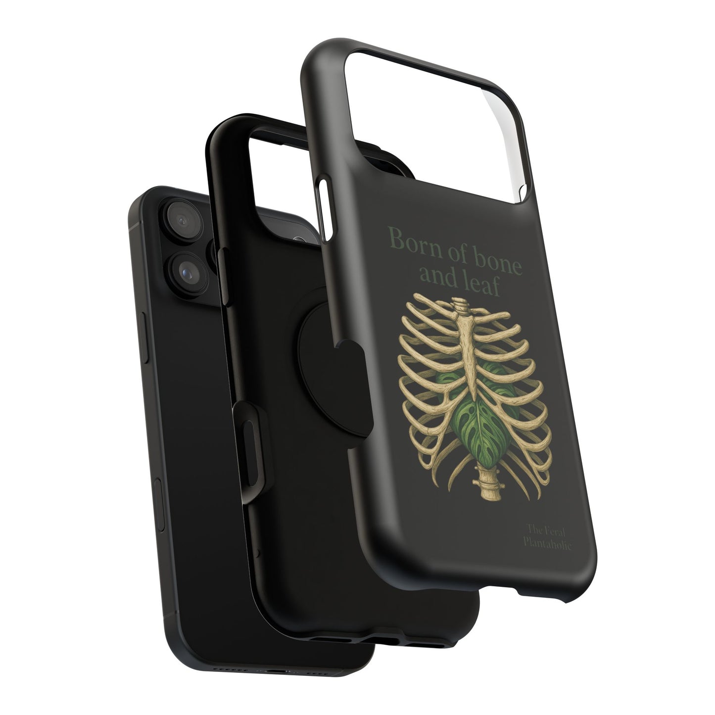 Born of Bone and Leaf Phone Case — Impact-Resistant iPhone Cover