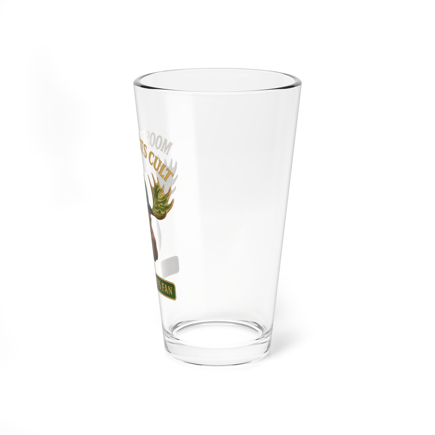 Moose-Themed Mixing Glass | 16oz - #1 MooseRoots Fan