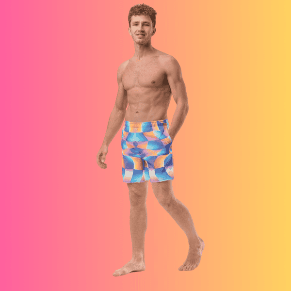 Vibrant Abstract Swim Shorts