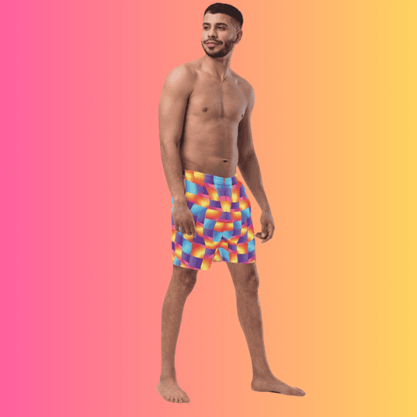 Vibrant Abstract Swim Shorts