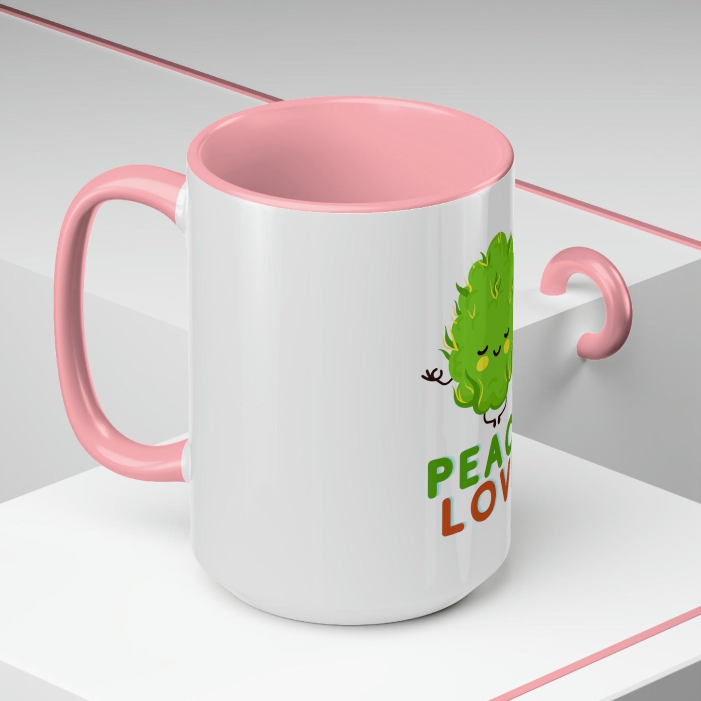 Cannabis, Peace and Love Coffee Mug