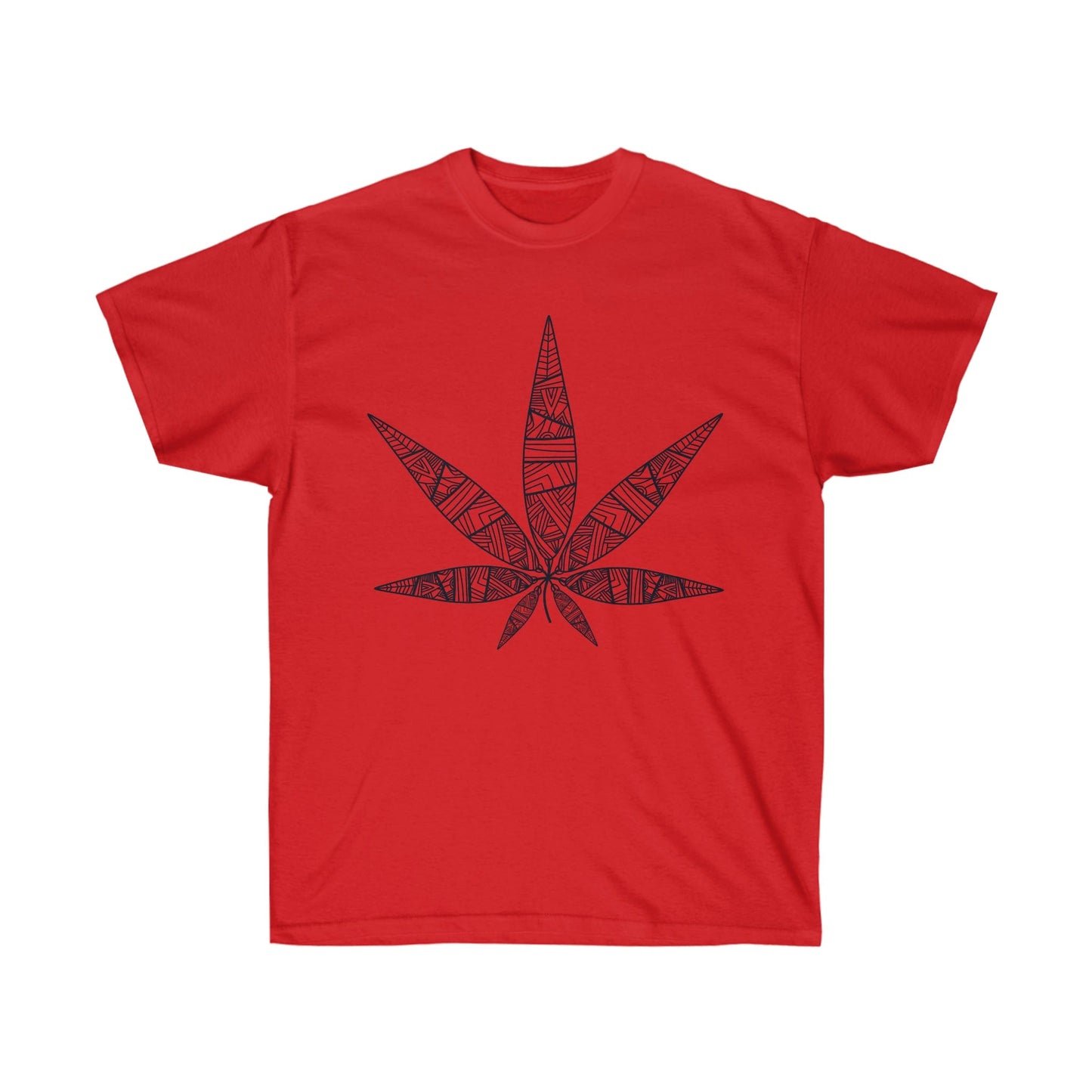 Tribal Marijuana Leaf Tee