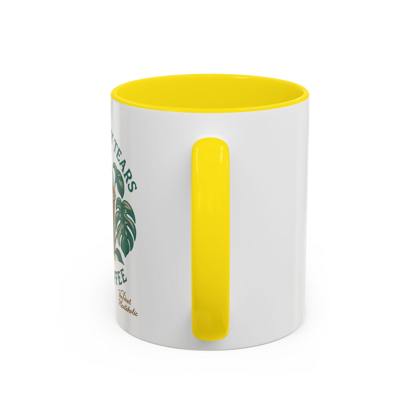 Watered by Tears and Coffee Mug, Funny Coffee Cup, Gift for Coffee Lovers, Inspirational Beverage Mug, Unique Kitchen Decor