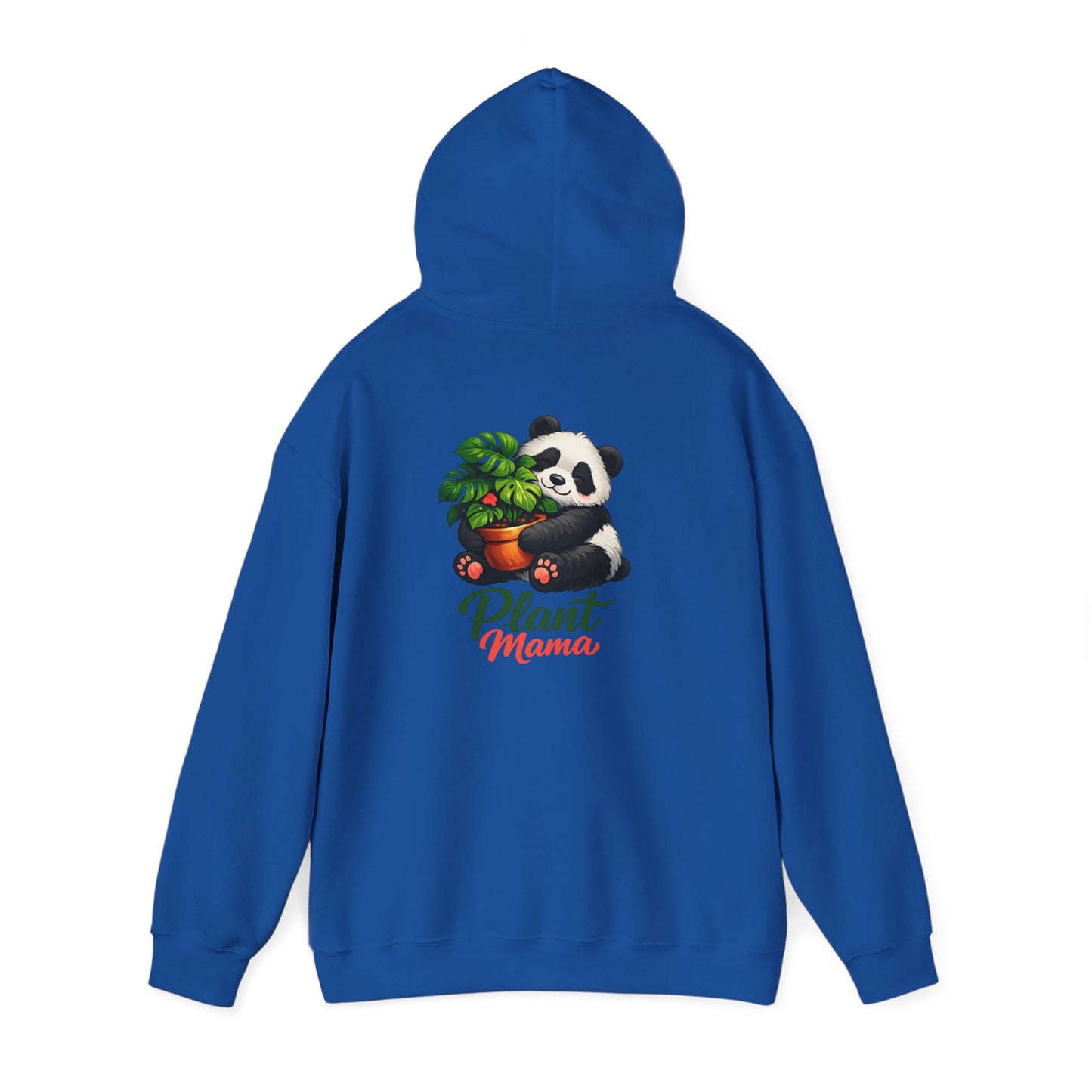 Plant Mama Hoodie — Cute Panda Holding Houseplant Sweatshirt