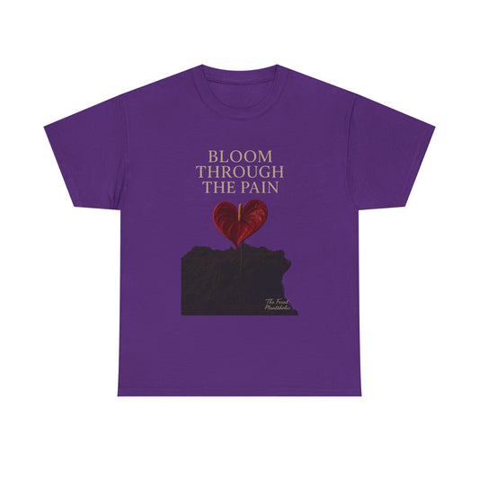 Bloom Through the Pain Unisex Heavy Cotton Tee | Inspirational Shirt, Motivational T-Shirt, Gift for Recovery, Grief Support, Mental [...]