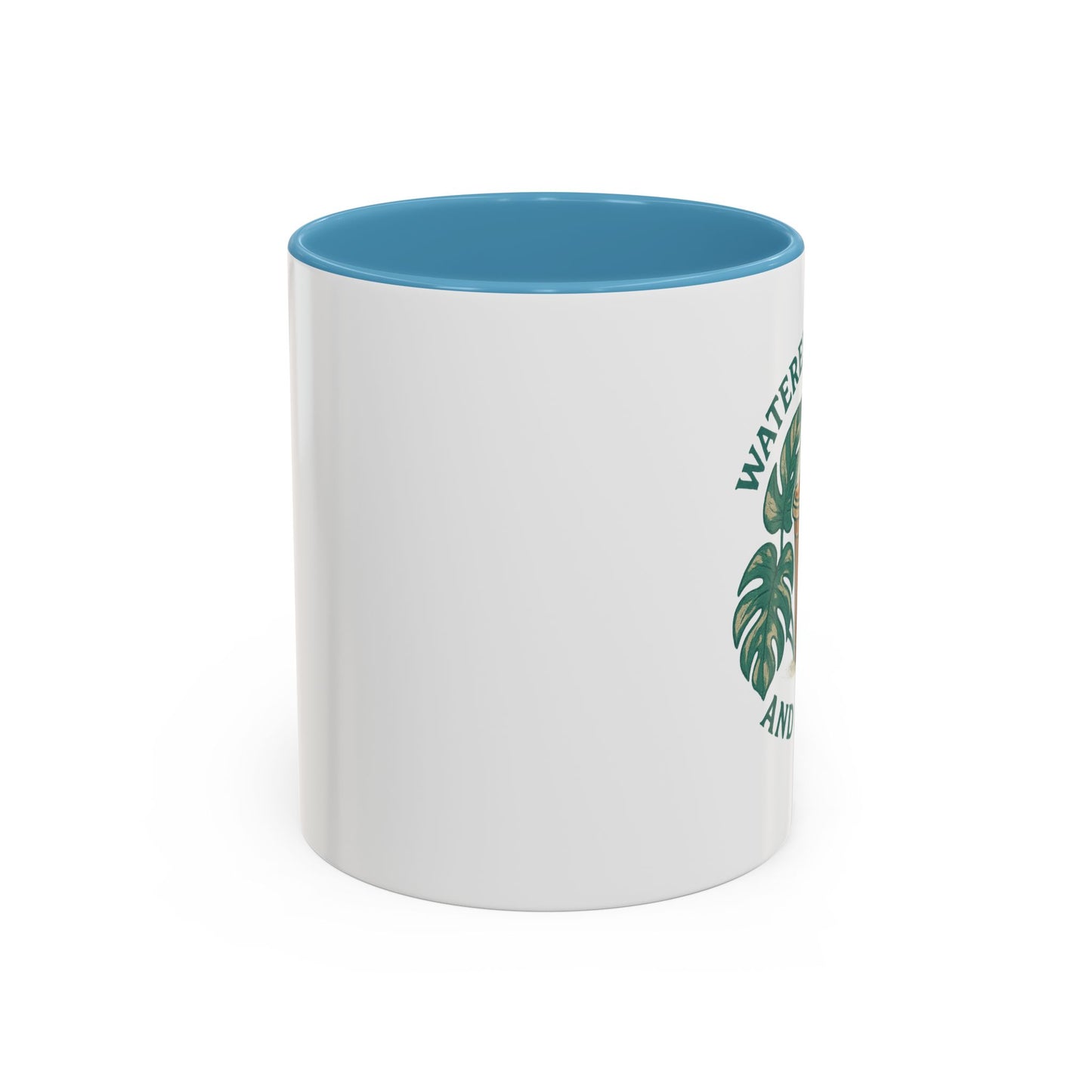 Watered by Tears and Coffee Mug, Funny Coffee Cup, Gift for Coffee Lovers, Inspirational Beverage Mug, Unique Kitchen Decor