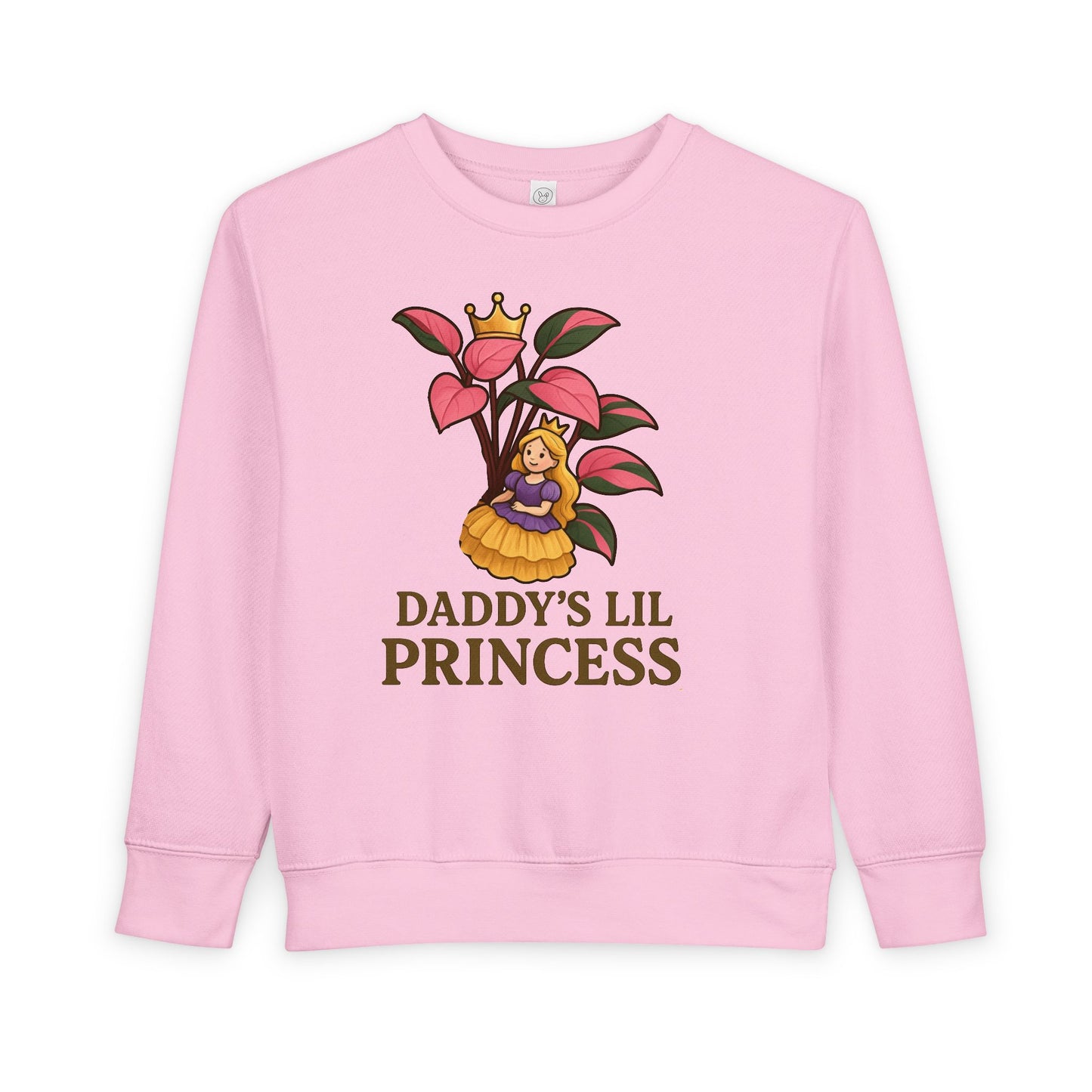 Toddler Sweatshirt - Daddy's Lil Princess, Cute Kids Sweatshirt, Toddler Gifts, Birthday Apparel, Little Princess Outfit, Baby Shower Gift