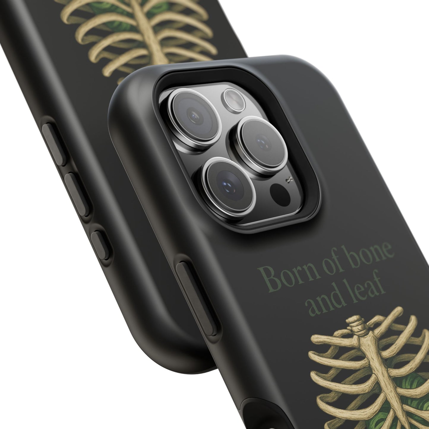 Born of Bone and Leaf Phone Case — Impact-Resistant iPhone Cover