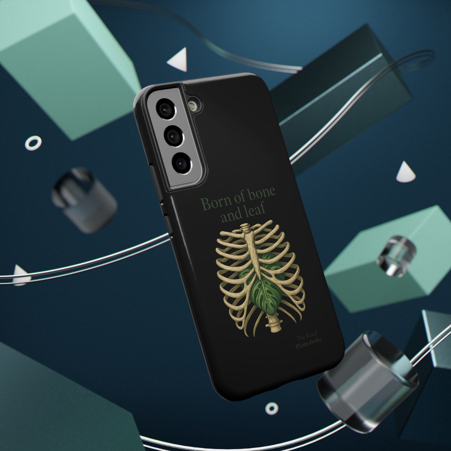 Born of Bone and Leaf Phone Case — Impact-Resistant iPhone Cover
