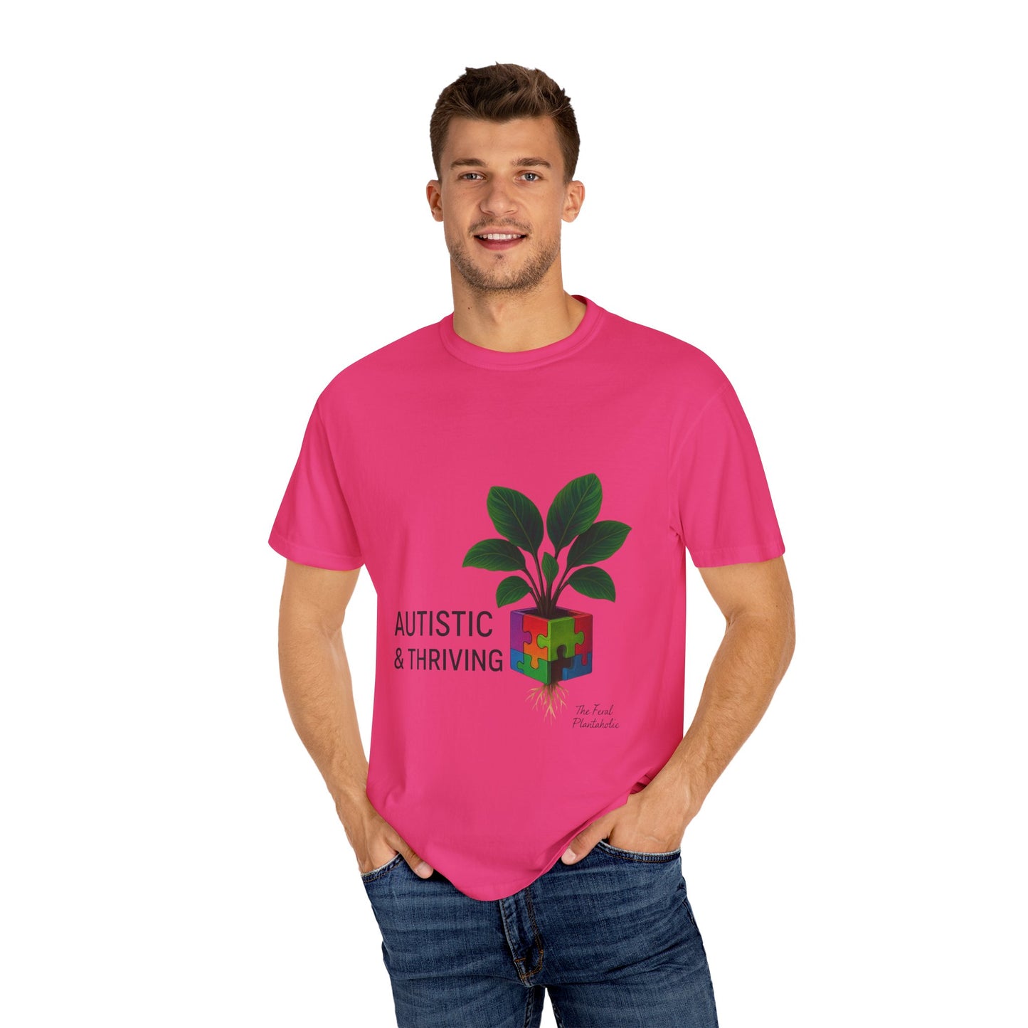 Autistic & Thriving Unisex T-Shirt, Conscious Fashion, Gift for Autism Awareness, Eco-Friendly Apparel, Positive Vibes, Everyday Wear