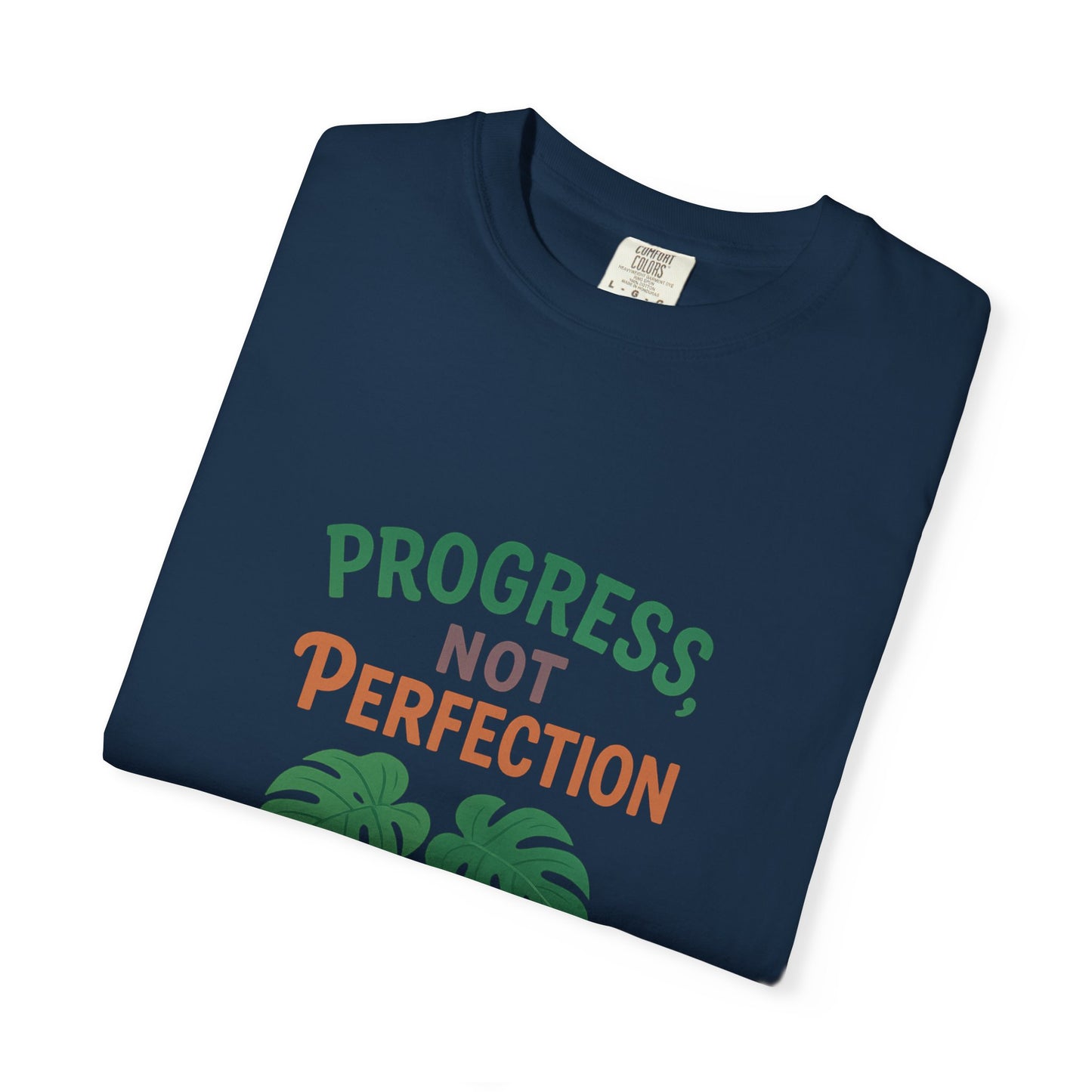 Progress Not Perfection Plant T-Shirt, Casual Unisex Tee, Gift for Plant Lovers, Eco-Friendly Fashion, Gardening Apparel, Relaxed Fit