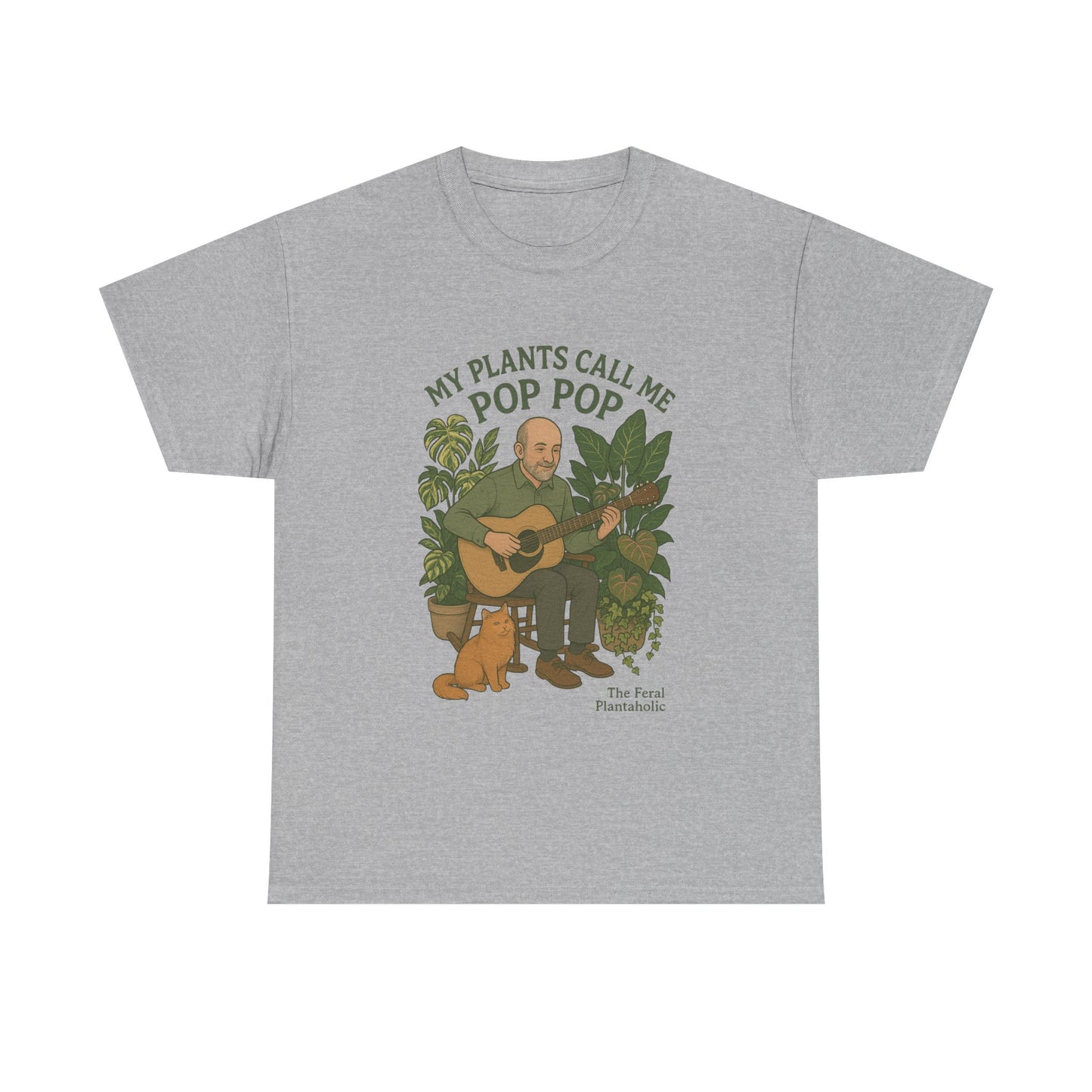 My Plants Call Me Pop Pop Tee, Unisex Cotton Shirt for Plant Lovers, Gift for Father's Day, Gardening T-Shirt, Casual Everyday Wear, [...]