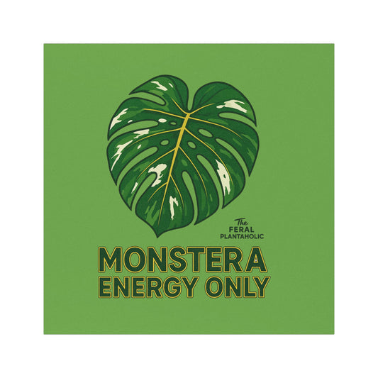 Monstera Energy Only Car Magnet, Plant Lover Gift, Nature Décor, Eco-Friendly Car Accessory, Boho Car Decor, Greenery Enthusiast