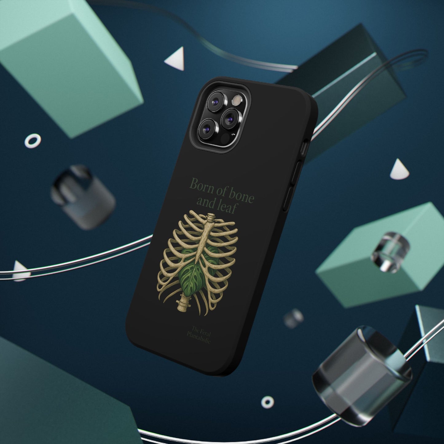 Born of Bone and Leaf Phone Case — Impact-Resistant iPhone Cover