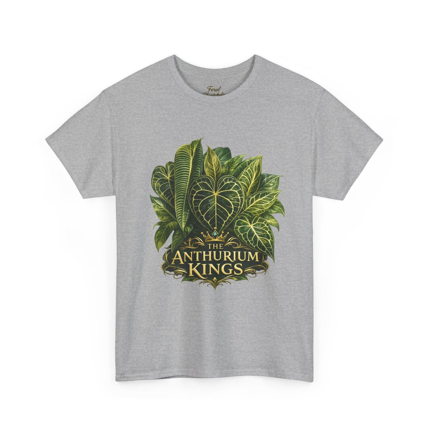Anthurium Kings Tee — Botanical Green Leaf Plant Lover T-Shirt