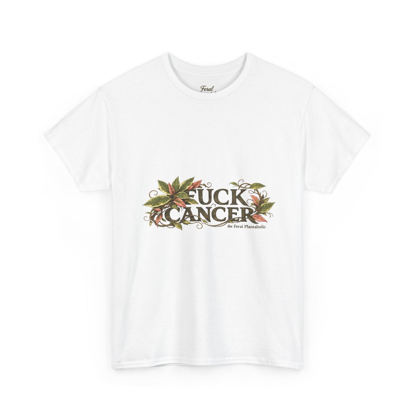 Cancer Survivor Floral Tee — "Fuck Cancer" Awareness T‑Shirt