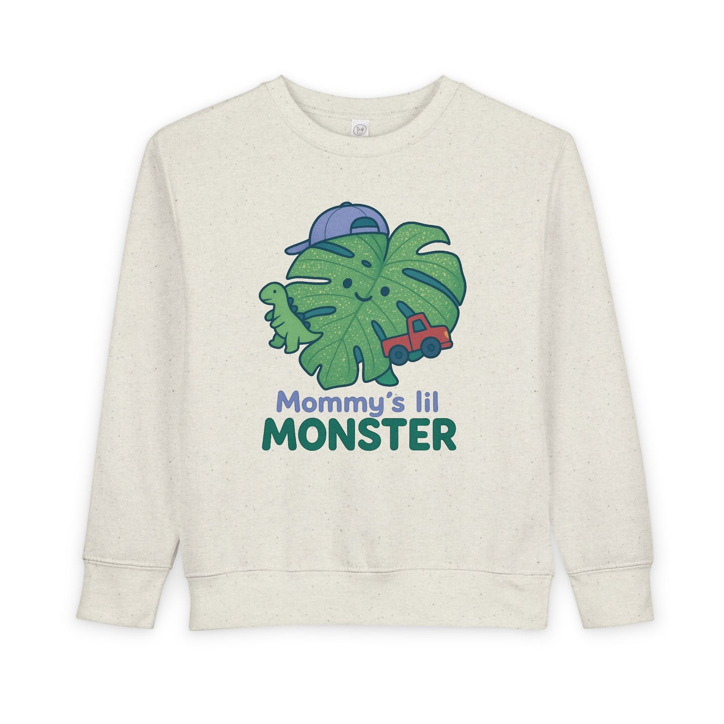 Toddler Monster Sweatshirt with Cute Design, Kids' Apparel, Gifts for Mom, Fun Toddler Clothing, Playdate Outfit