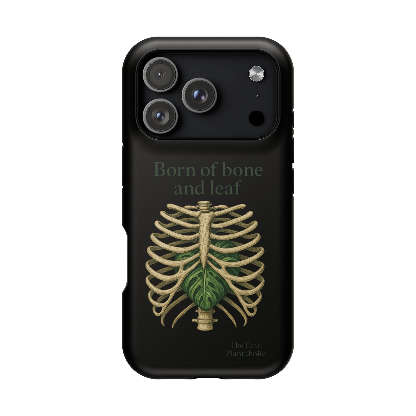 Born of Bone and Leaf Phone Case — Impact-Resistant iPhone Cover