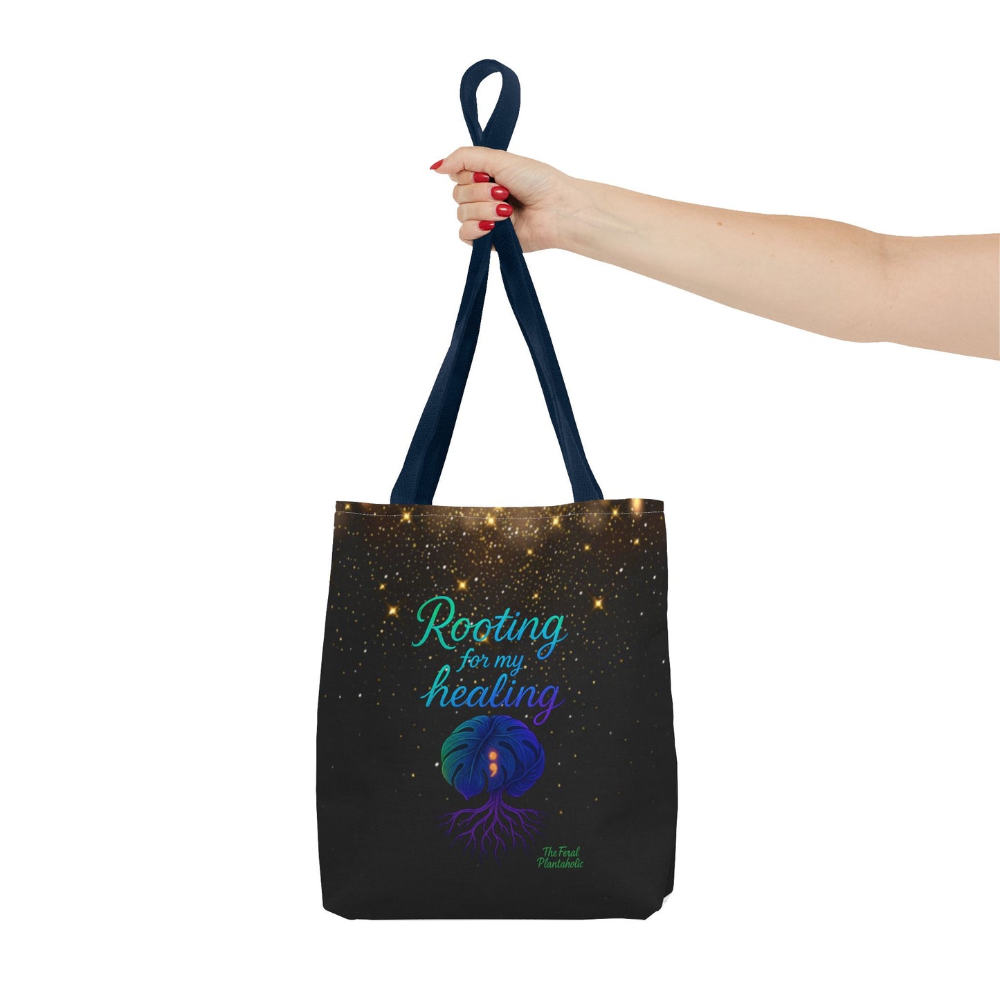 Healing Affirmation Tote Bag, Empowering Tote, Gift for Wellness, Inspirational Bag, Motivational Tote, Self-Care Accessory