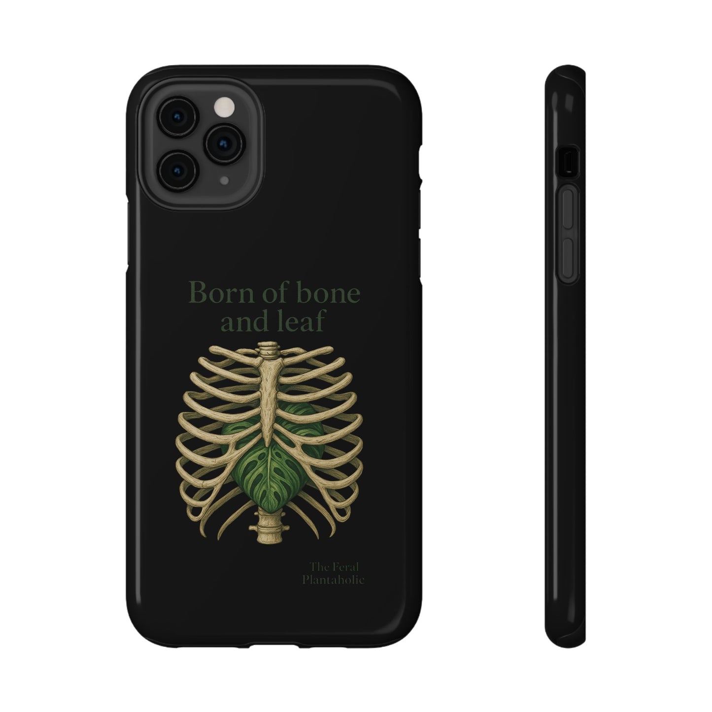 Born of Bone and Leaf Phone Case — Impact-Resistant iPhone Cover