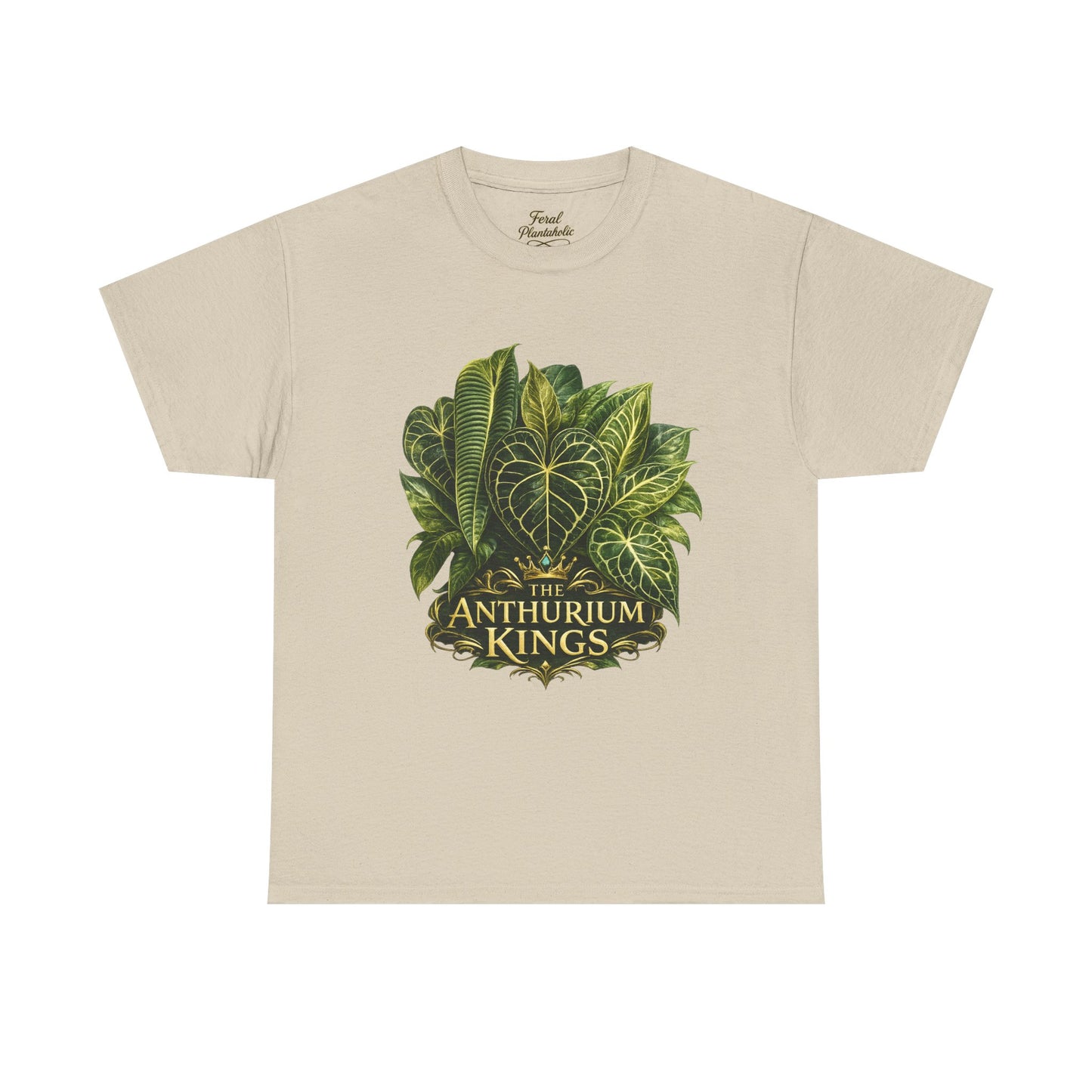 Anthurium Kings Tee — Botanical Green Leaf Plant Lover T-Shirt