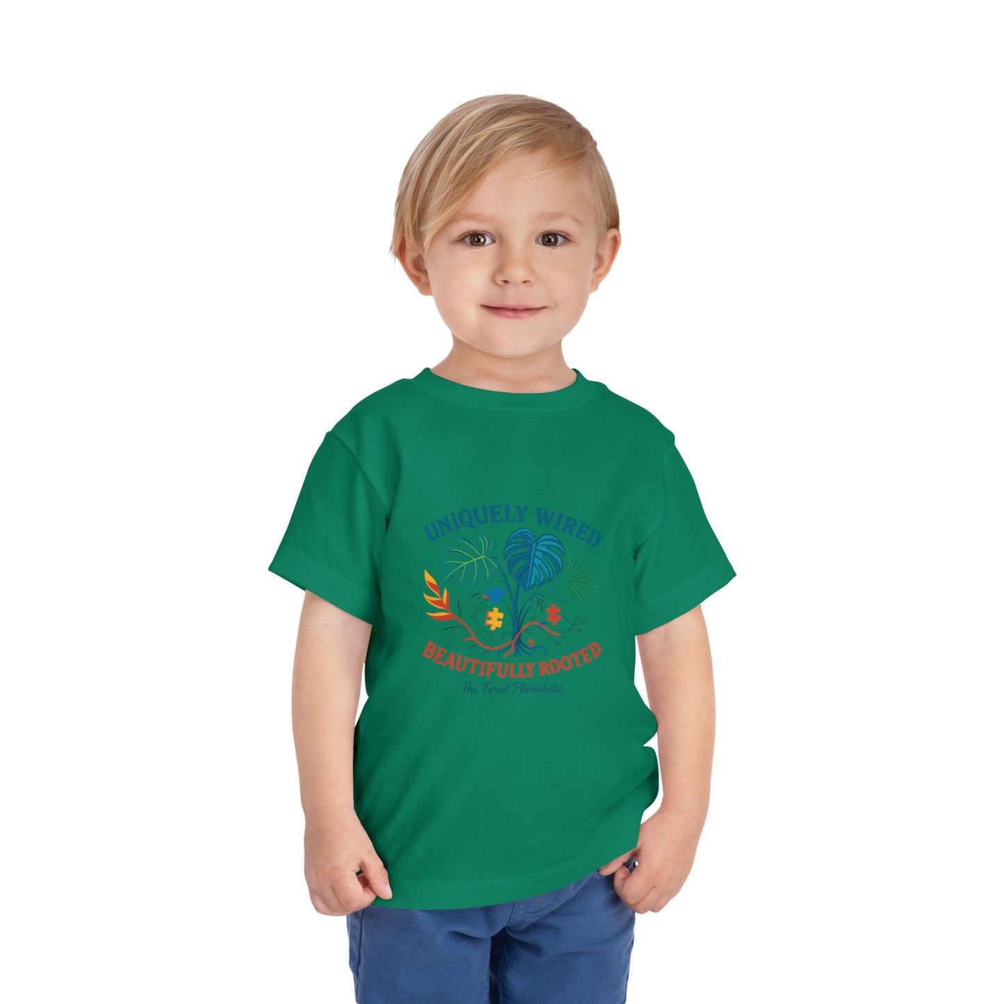 Tropical Vibes Toddler Tee - Uniquely Wired, Beautifully Rooted