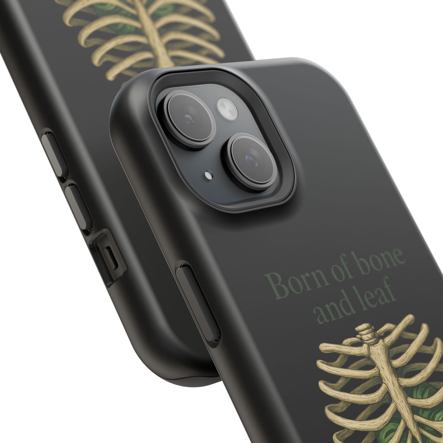Born of Bone and Leaf Phone Case — Impact-Resistant iPhone Cover