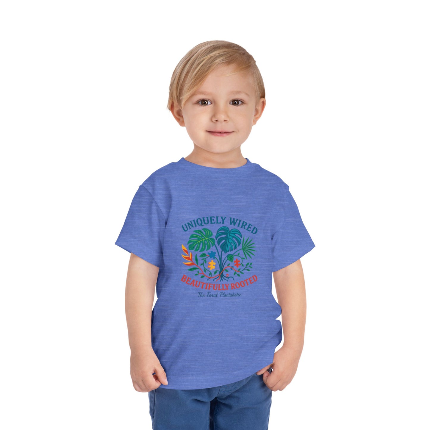 Tropical Vibes Toddler Tee - Uniquely Wired, Beautifully Rooted