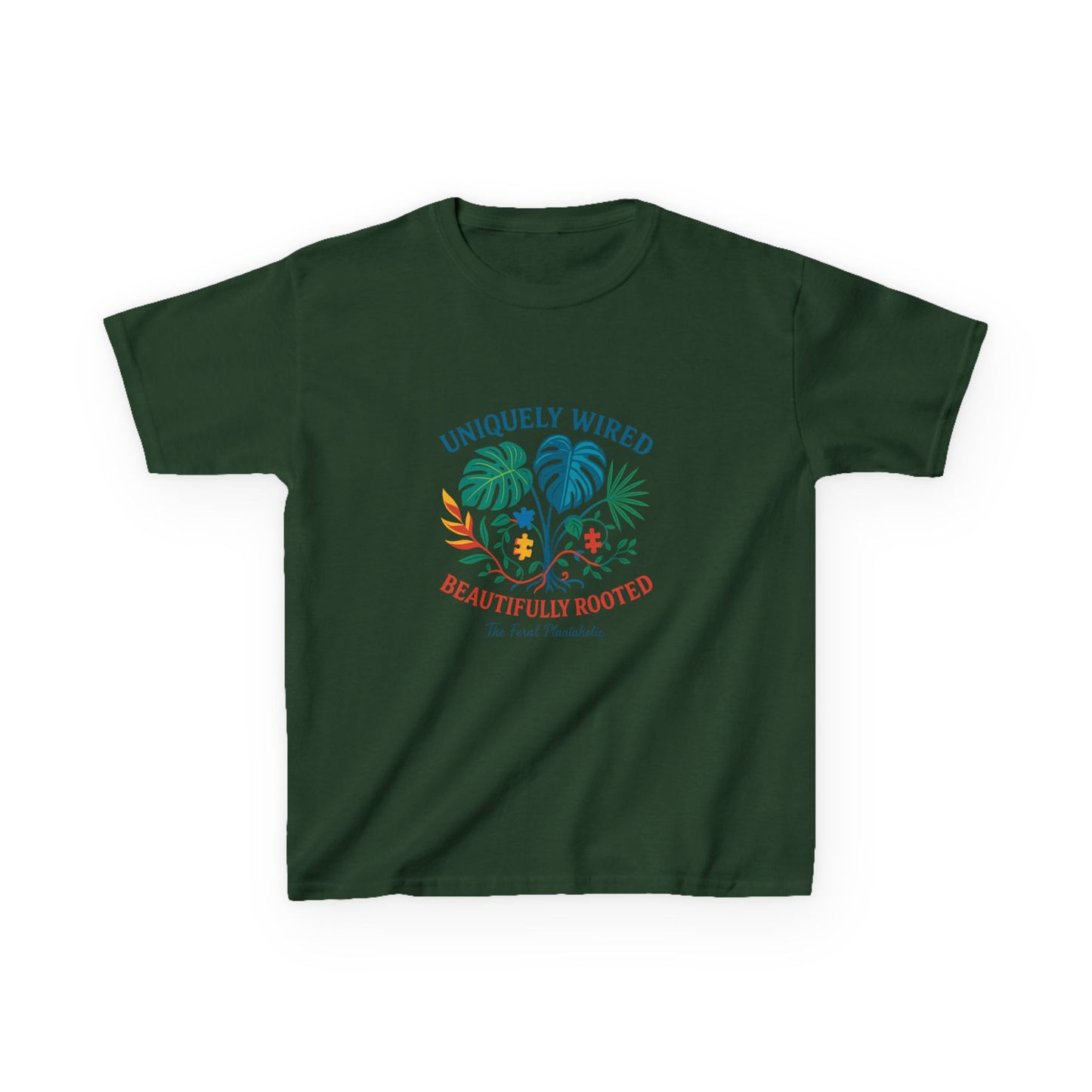Kids Botanical Nature Tee - Uniquely Wired, Beautifully Rooted