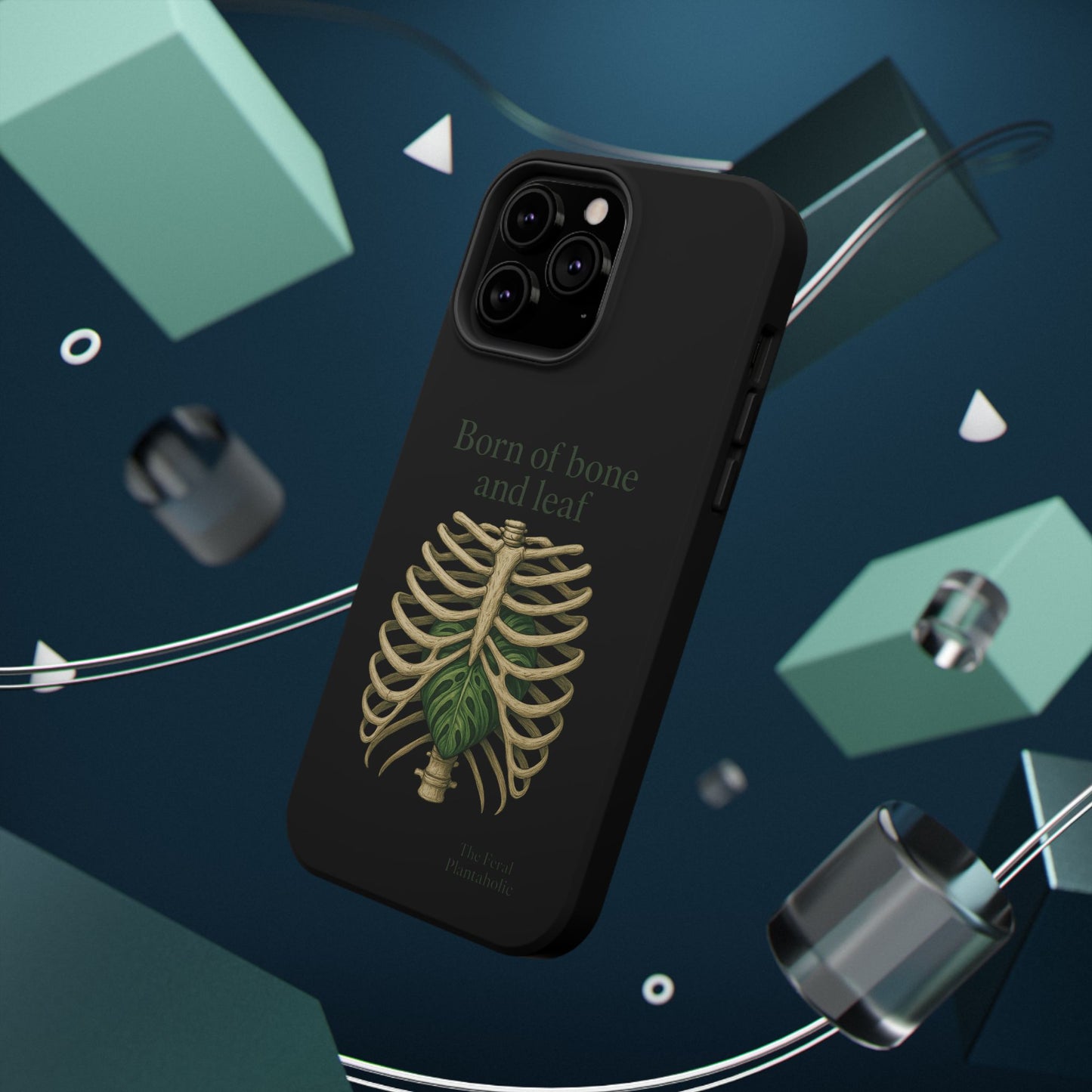 Born of Bone and Leaf Phone Case — Impact-Resistant iPhone Cover
