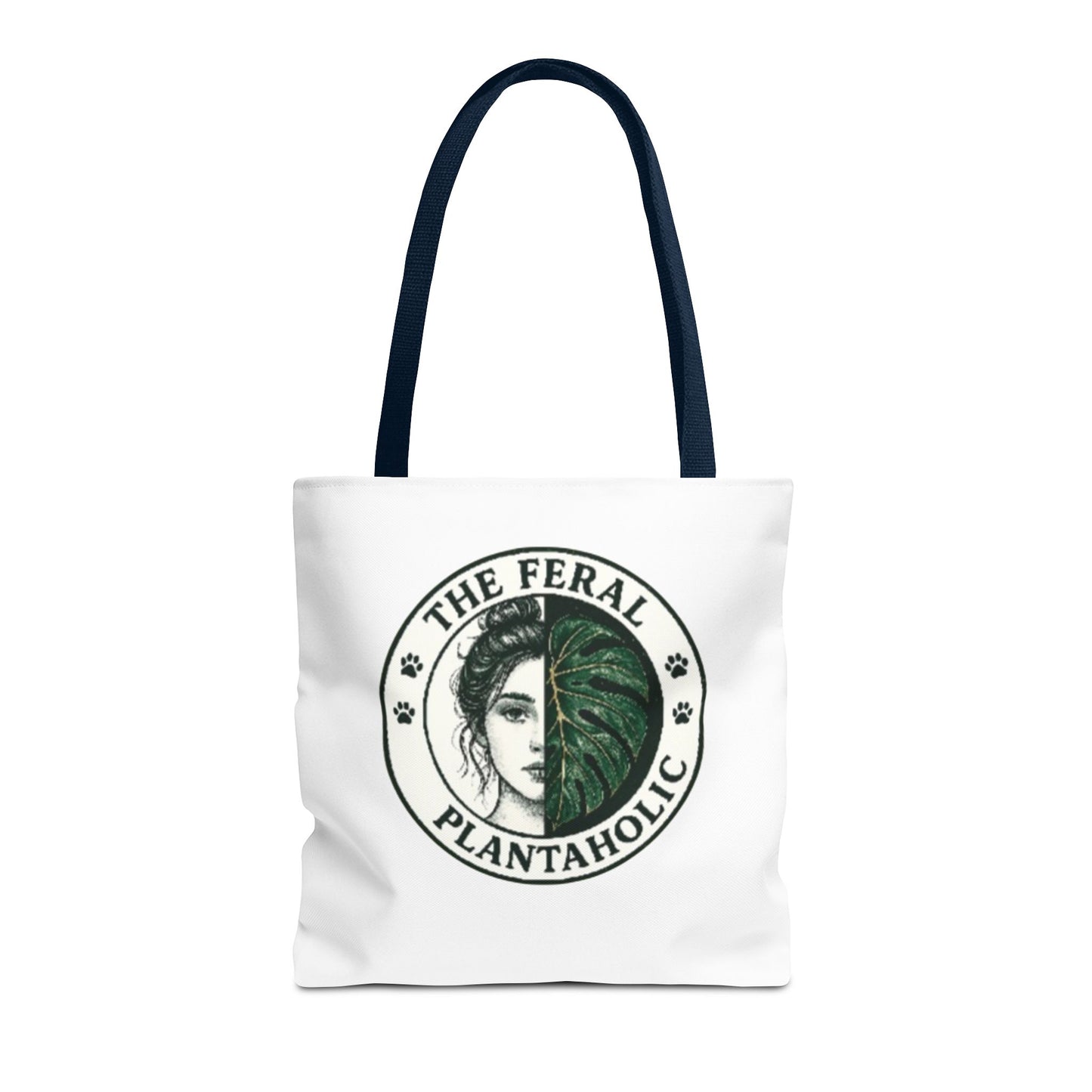 Feral Plantaholic Tote Bag | Eco-Friendly Grocery Bag, Gift for Plant Lovers, Boho Style, Greenery Accessories