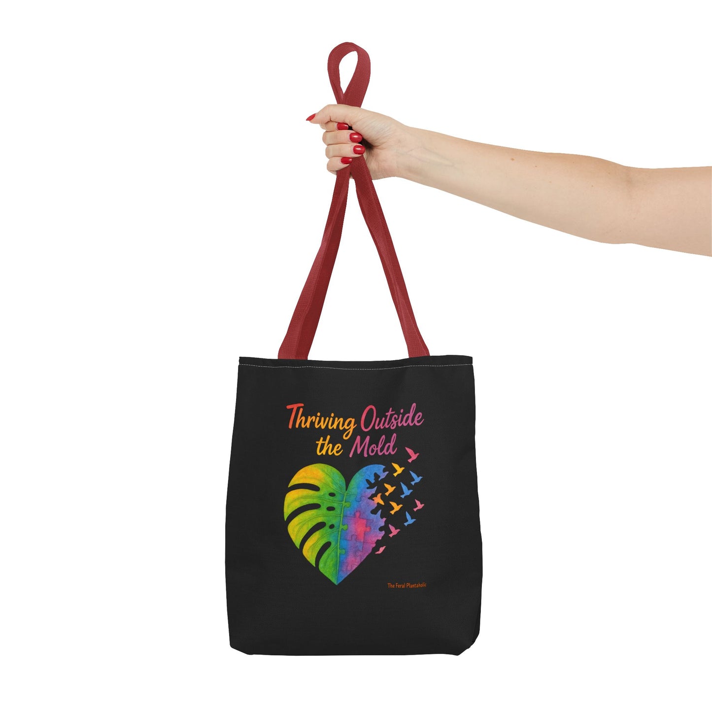 Vibrant Motivational Tote Bag | Thriving Outside the Mold | Eco-Friendly Bag, Inspirational Gift, Beach Tote, Everyday Carryall