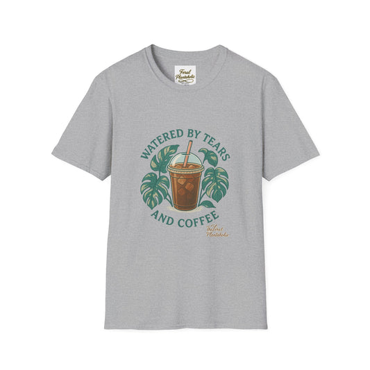 Watered by Tears and Coffee Unisex T-Shirt, Humorous Coffee Lover Shirt, Gift for Coffee Enthusiasts, Casual Wear, Perfect for [...]