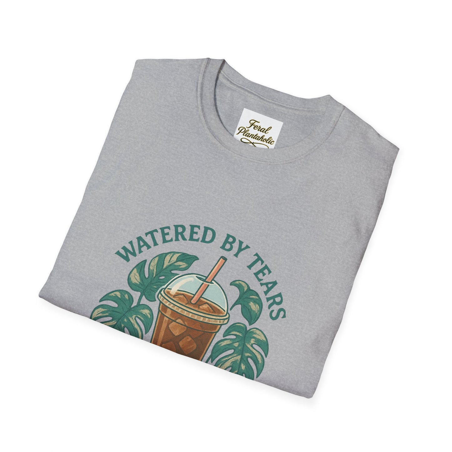Watered by Tears and Coffee Unisex T-Shirt, Humorous Coffee Lover Shirt, Gift for Coffee Enthusiasts, Casual Wear, Perfect for [...]