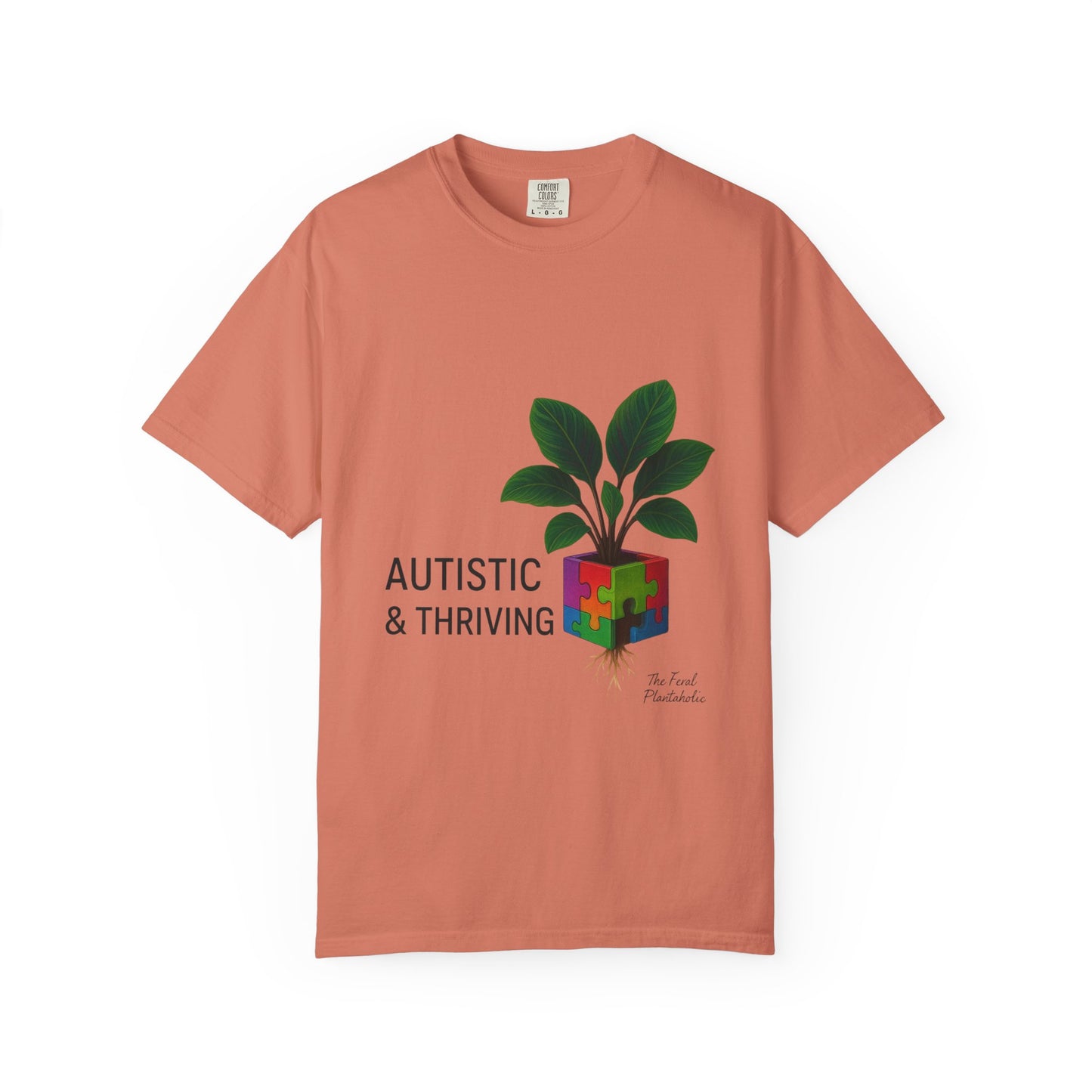Autistic & Thriving Unisex T-Shirt, Conscious Fashion, Gift for Autism Awareness, Eco-Friendly Apparel, Positive Vibes, Everyday Wear