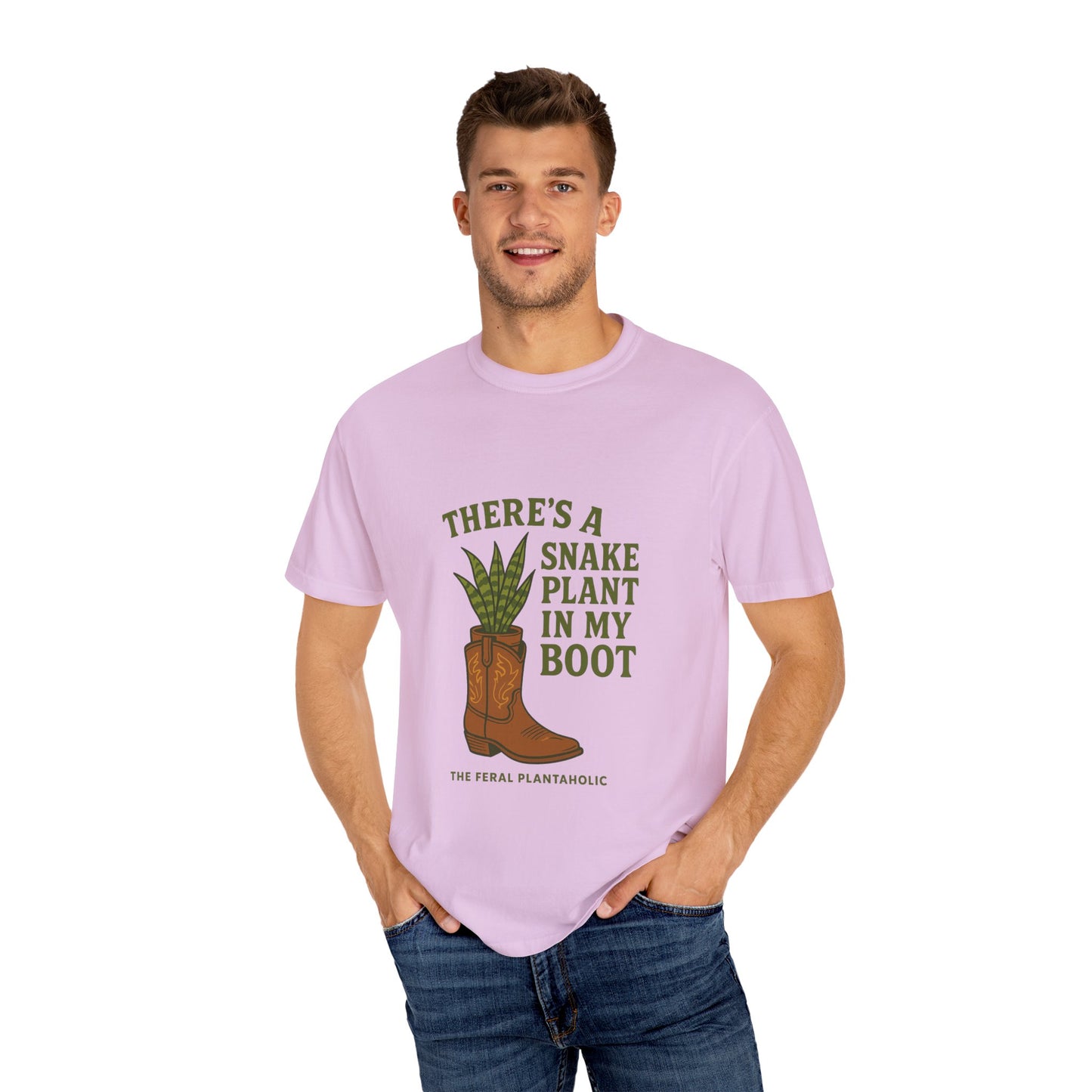 Snake Plant in My Boot T-Shirt | Unisex Garment-Dyed Tee for Plant Lovers, Gardening Gifts, Nature Vibes, Eco-Friendly Clothing, [...]