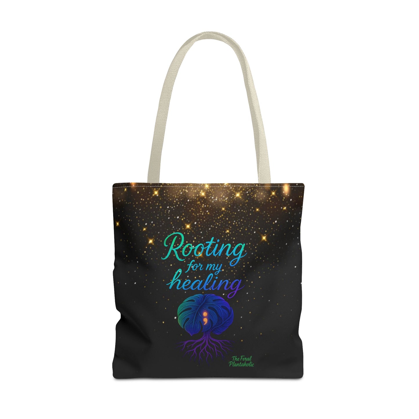 Healing Affirmation Tote Bag, Empowering Tote, Gift for Wellness, Inspirational Bag, Motivational Tote, Self-Care Accessory