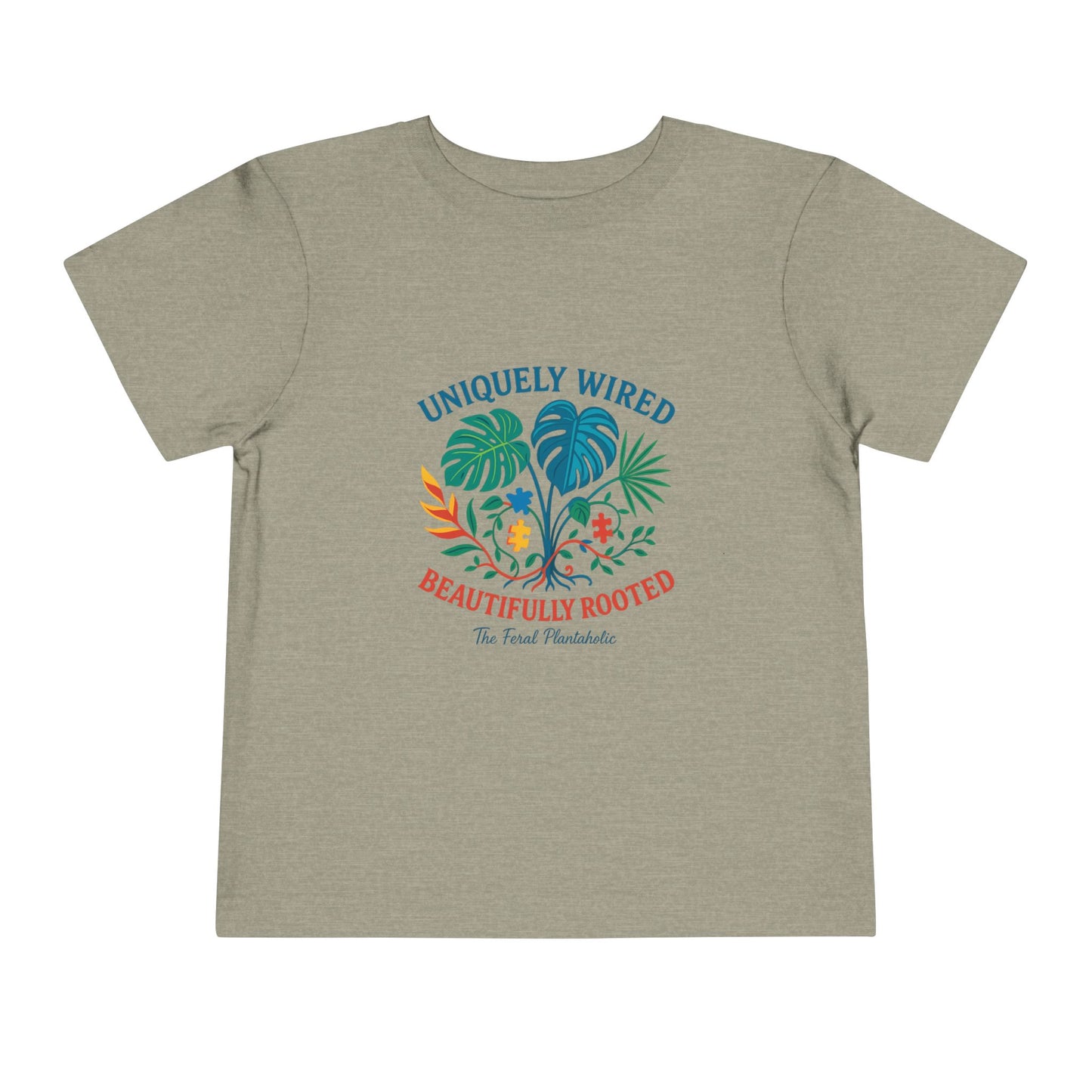 Tropical Vibes Toddler Tee - Uniquely Wired, Beautifully Rooted