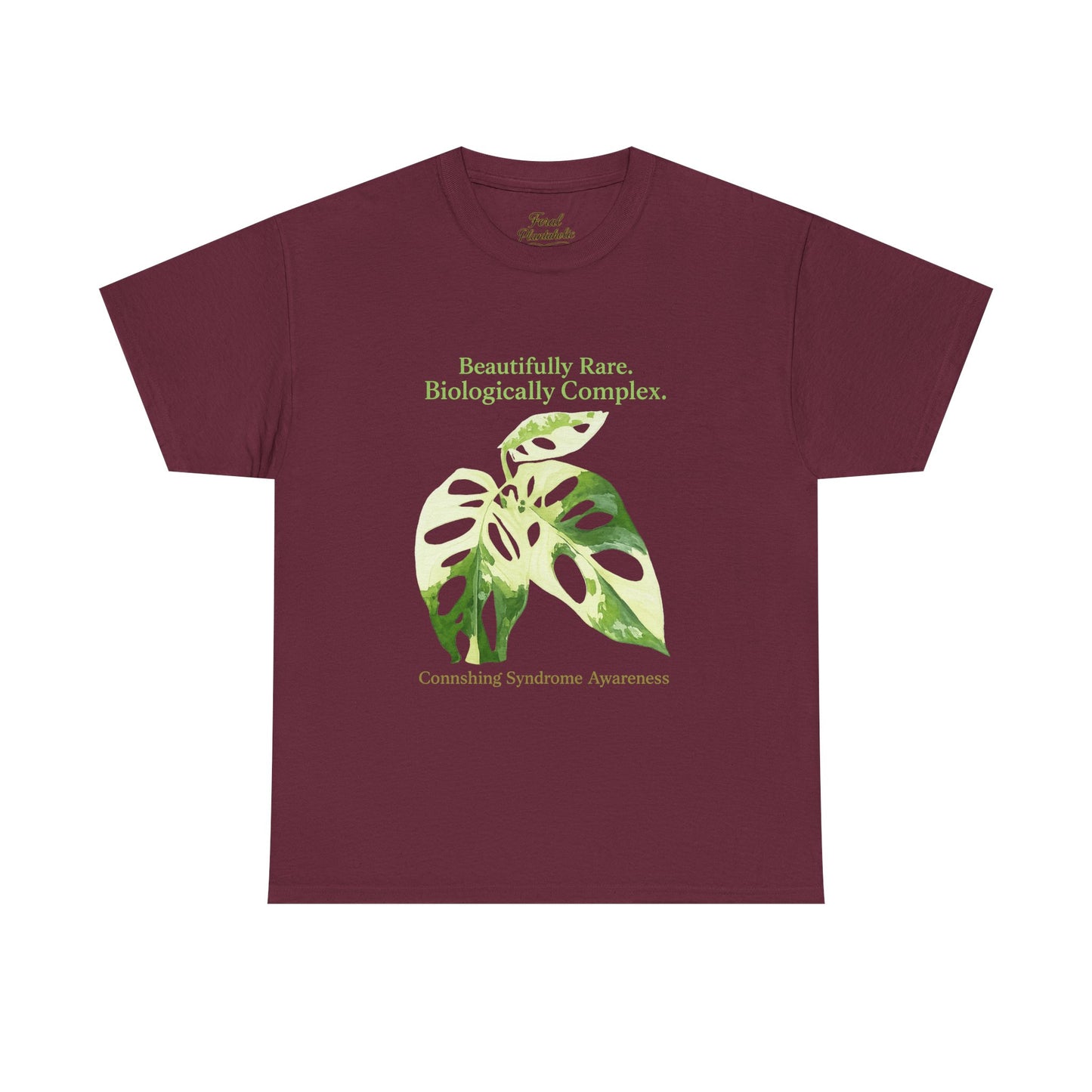 Monstera 'Beautifully Rare' Awareness Tee — Cornelia de Lange Syndrome