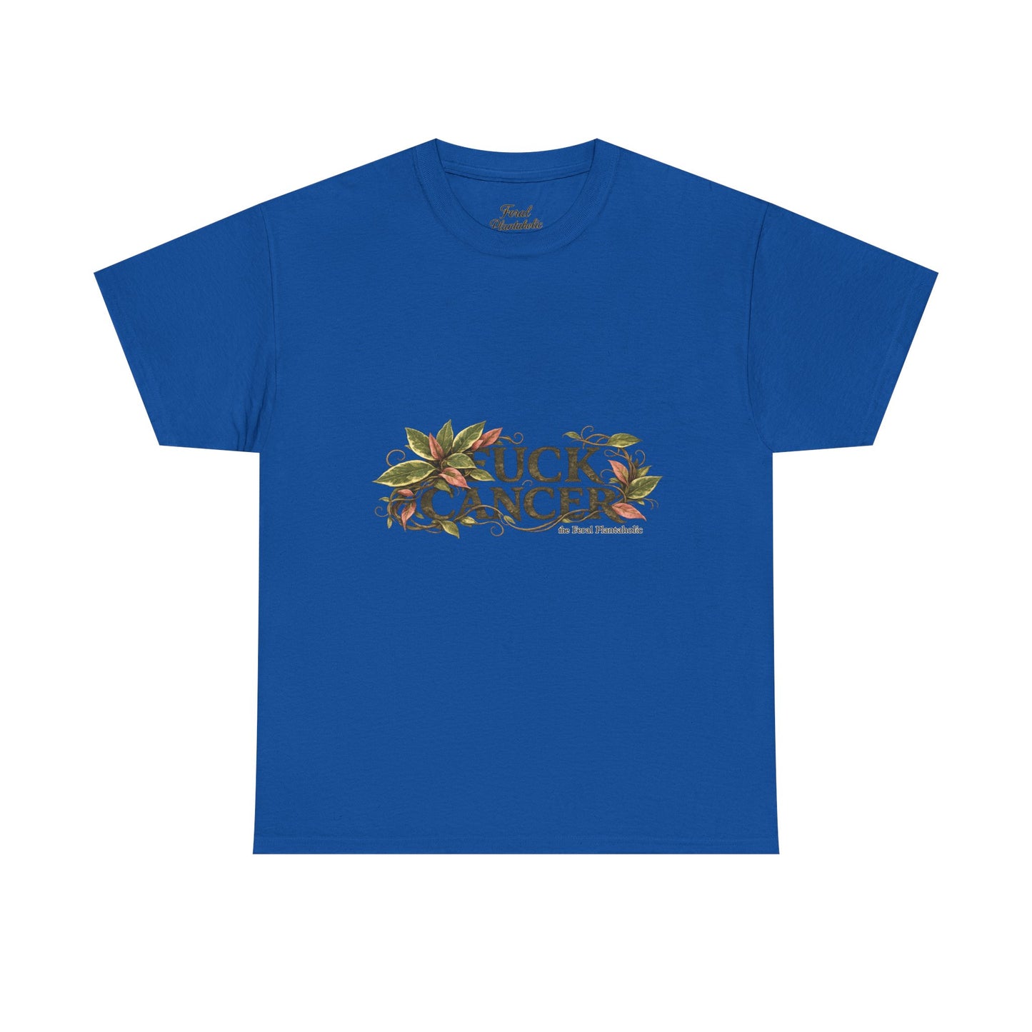 Cancer Survivor Floral Tee — "Fuck Cancer" Awareness T‑Shirt