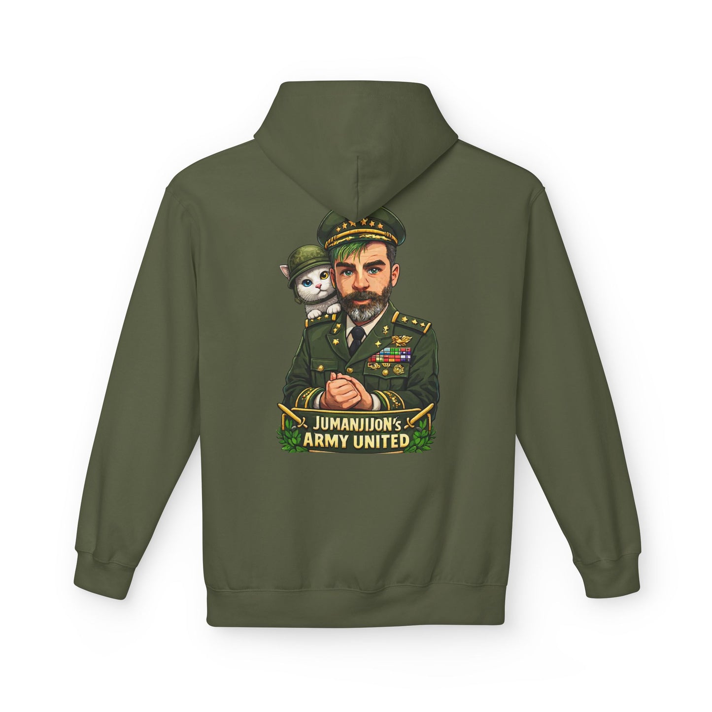 JUMANGIJON ARMY Hoodie — Jumanjiun’s Army United Graphic Hoodie (White)