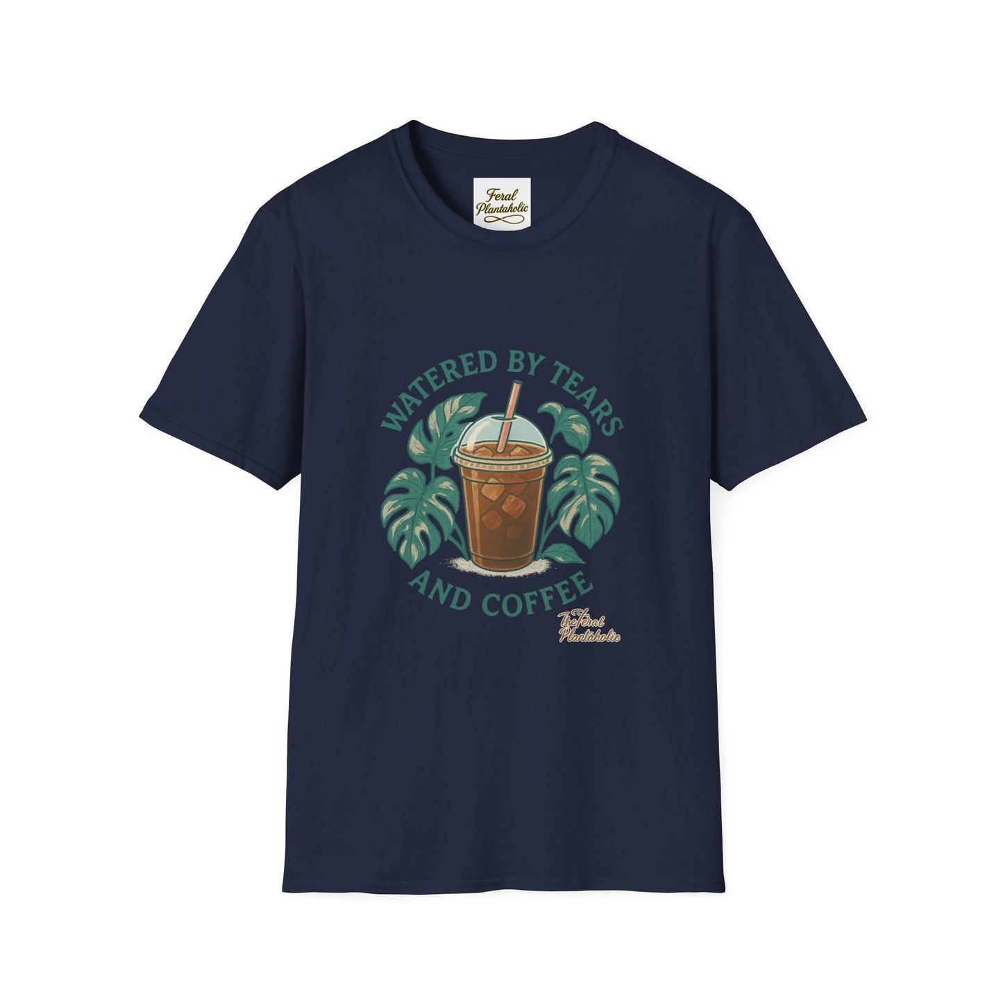 Watered by Tears and Coffee Unisex T-Shirt, Humorous Coffee Lover Shirt, Gift for Coffee Enthusiasts, Casual Wear, Perfect for [...]
