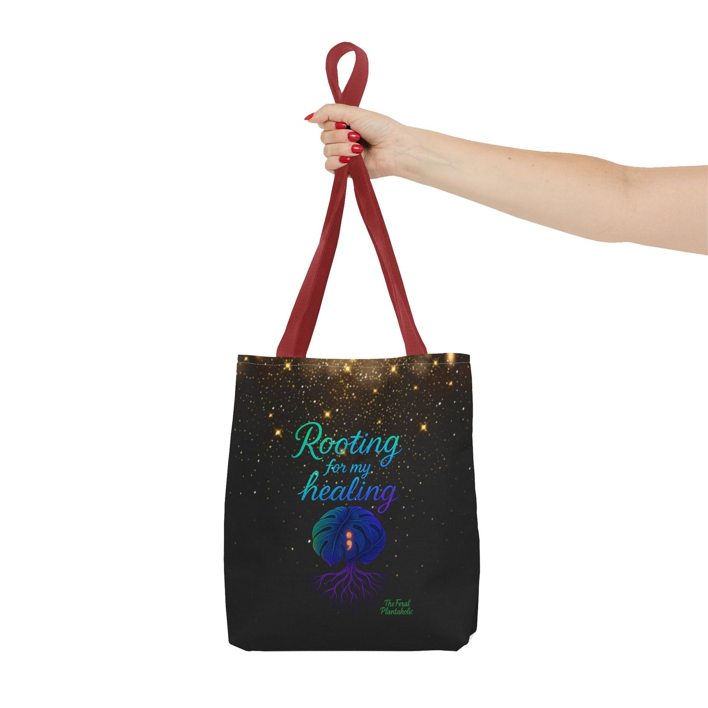 Healing Affirmation Tote Bag, Empowering Tote, Gift for Wellness, Inspirational Bag, Motivational Tote, Self-Care Accessory