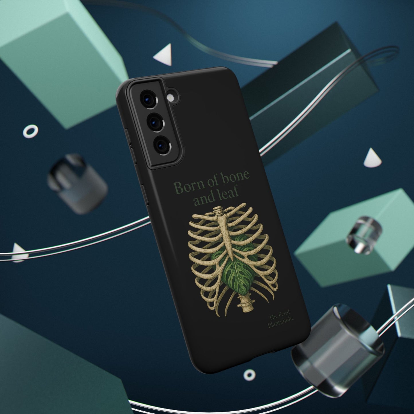 Born of Bone and Leaf Phone Case — Impact-Resistant iPhone Cover