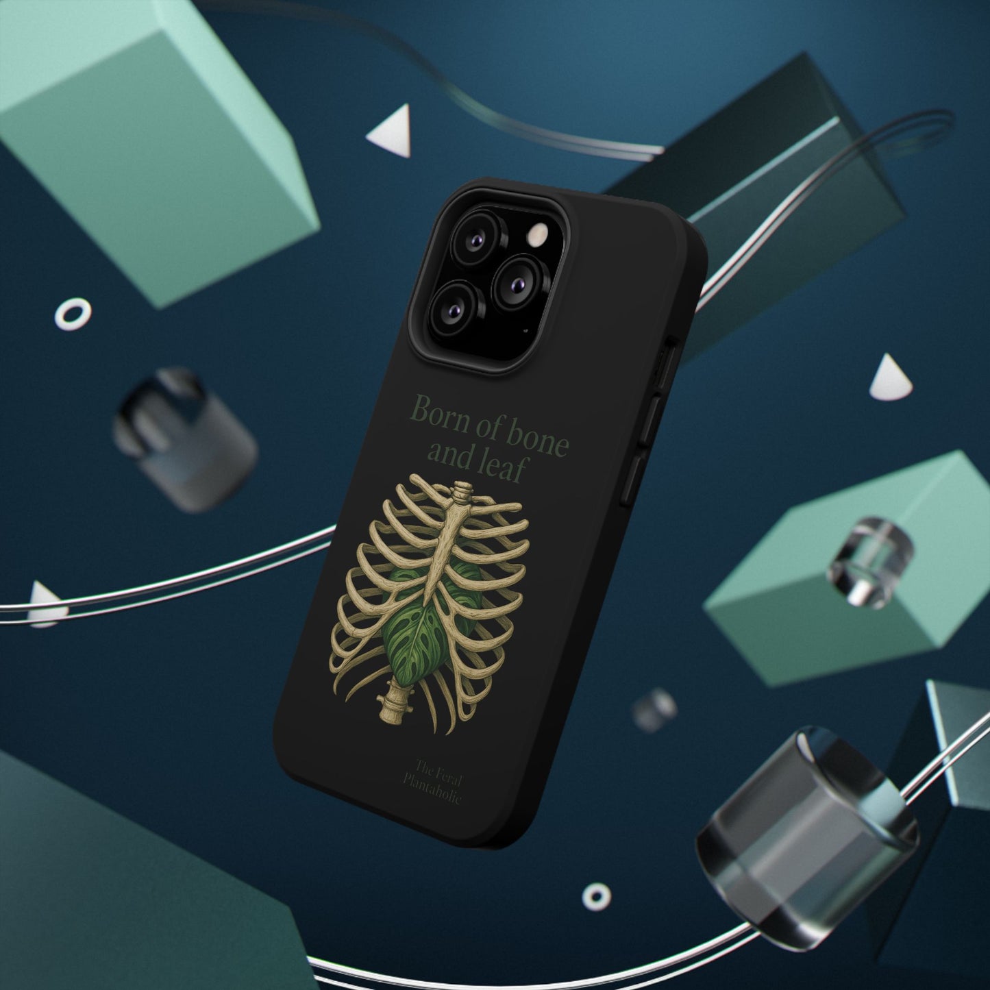Born of Bone and Leaf Phone Case — Impact-Resistant iPhone Cover