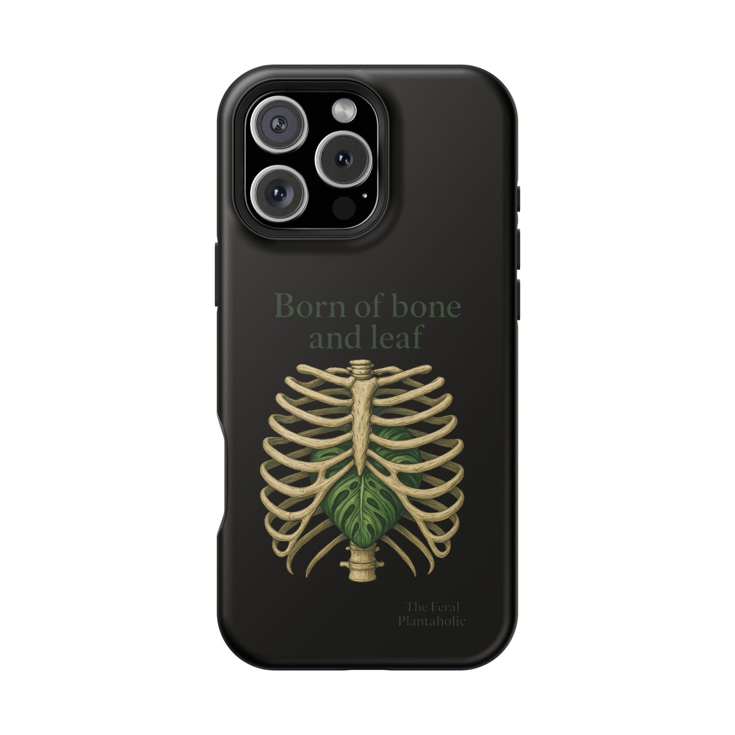 Born of Bone and Leaf Phone Case — Impact-Resistant iPhone Cover